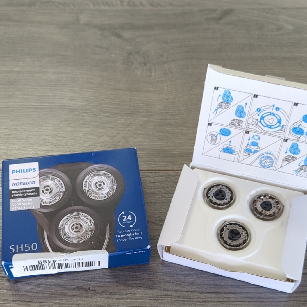 Philips Norelco SH50 Replacement Rotary Shaver Heads